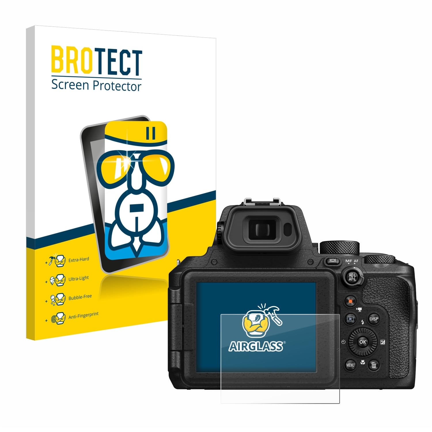 Brotect Protection Écran Verre Pour Nikon D90 (3
