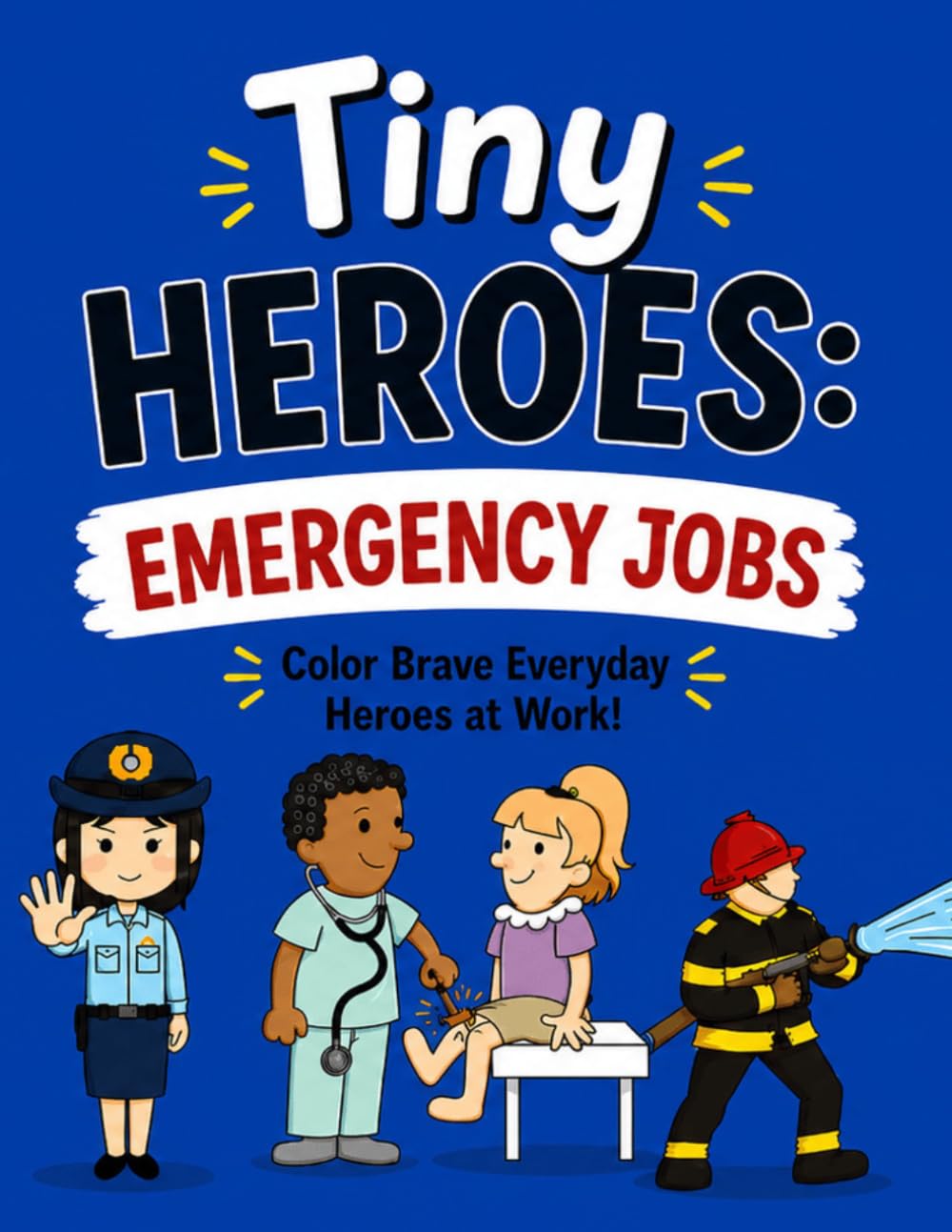 Tiny Heroes: Emergency Jobs (Tiny Heroes: Amazing Coloring Adventures for Little Dreamers)