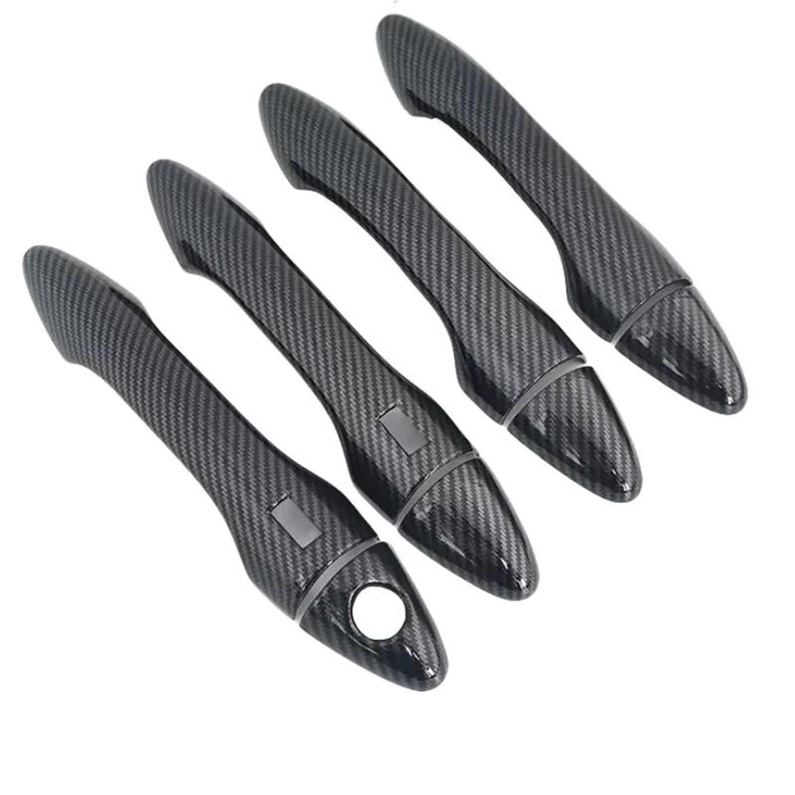 ZAPORA for Hyundai for Tucson for IX35 2009-2014 Chrome Car Door Handle Cover Bowl Sticker Styling Auto Accessories(Style8)