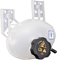 Vista 226 de TRQ Botella de desbordamiento del tanque de expansión del depósito de refrigerante del radiador compatible con Porsche Macan 2015-2018