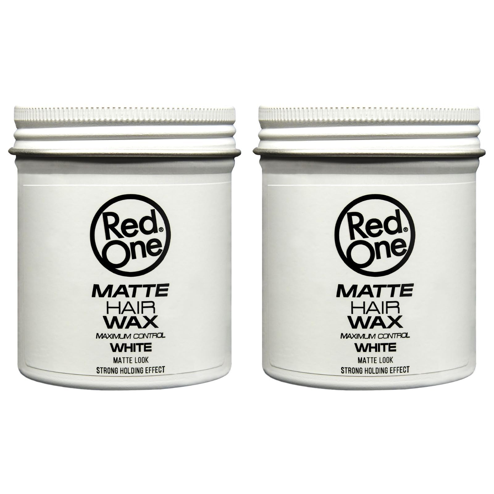 Redone Spider White Matte Hair Wax (2 x 100 ml) | matowy wosk do włosów dla mężczyzn | mocne utrwalenie | wosk z włókna o wyglądzie matowym | mocny efekt klejenia (WHITE)
