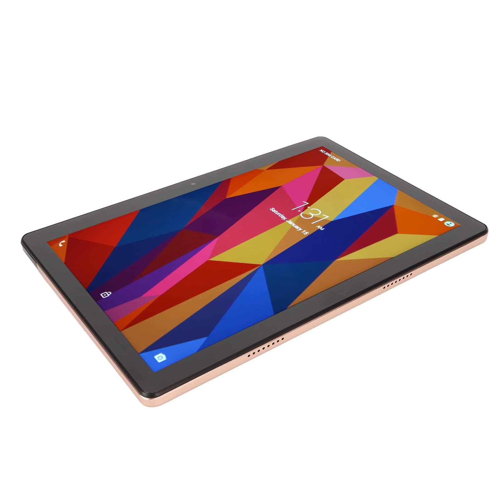Gaming Tablet Tablet Portable 2.4G 5GWiFi 8GB RAM 256GB ROM 1920x1200 5MP 13MP Octa Core 5800mAh Rechargeable Golden Tablet 100 to 240V Portable Tablet 10.1in Tablet 8GB RAM (US Plug) gaming pc