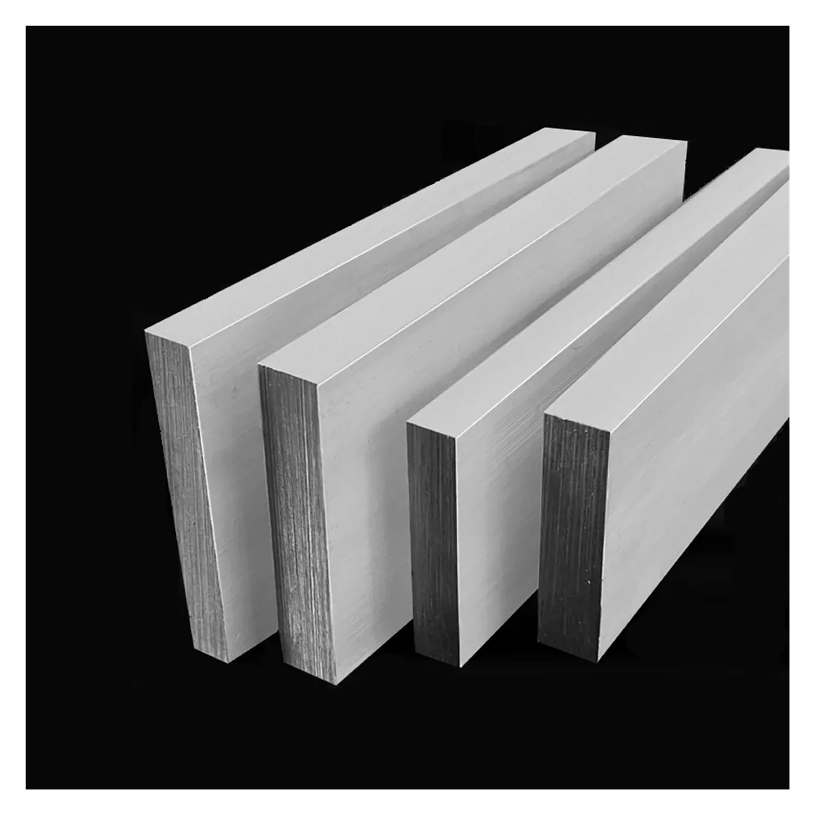 Tira Plana De Aluminio Barra plana de aleación aluminio/Barra rectangular/Modelismo bricolaje aluminio Diámetro 5/8/10/12/15/18/20/25/30/35/40/45 mm(500mm,12X12mm)