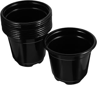 10pcs Plastic Nursery Containers for Hydroponic Gardening Cactus Nutrient-Enhancing Design for Plant Growth