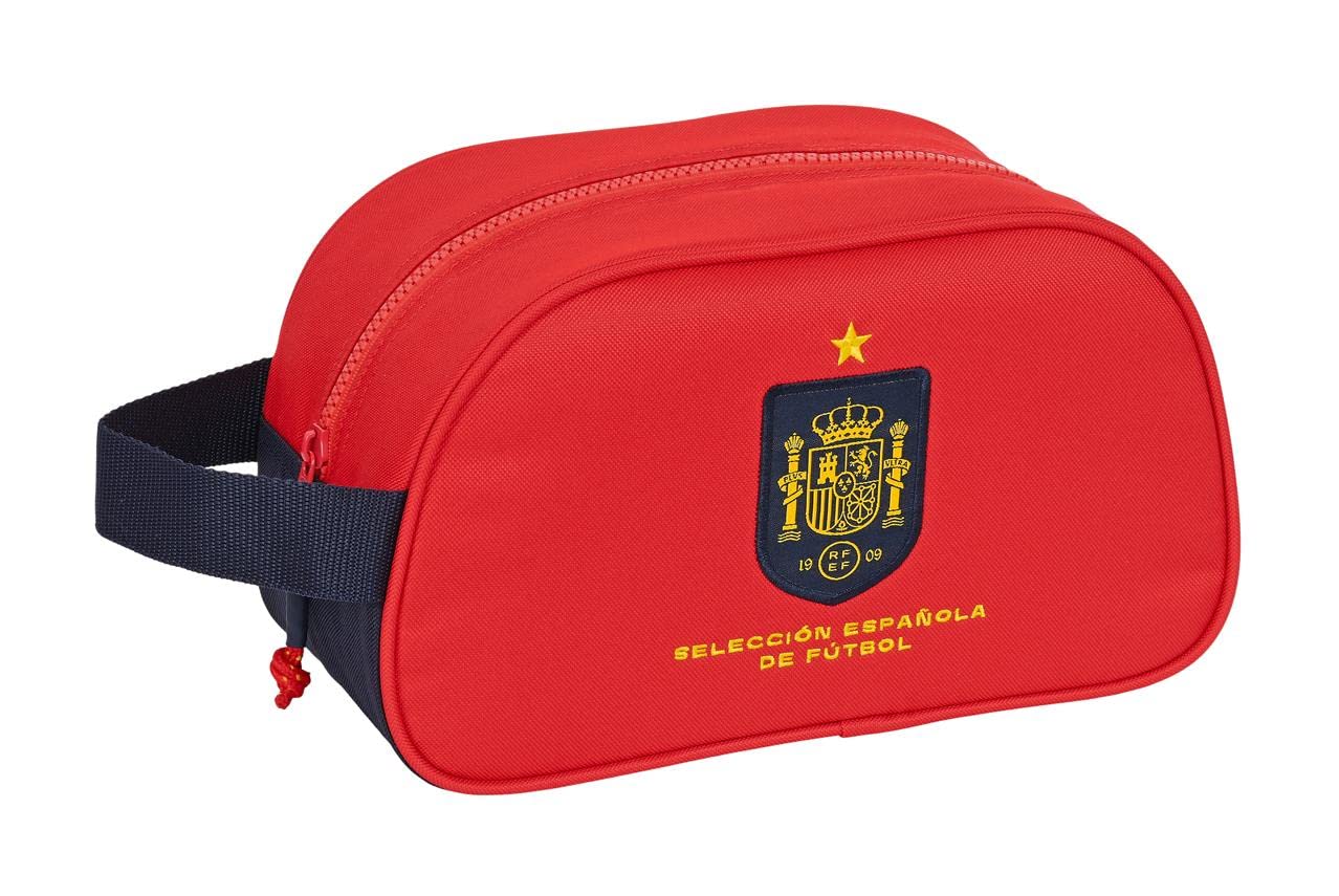 Safta Neceser Safta Escolar Infantil Mediano con Asa de Seleccion Española de Fútbol, 260x120x150 mm