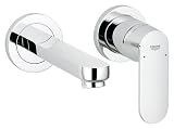 Grohe Eurosmart - Grifo de lavabo montaje en pared M Ref. 19381000 Montaje a pared Medium