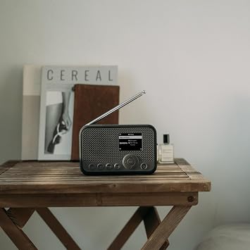 Sangean WFR-39 FM-RBDS/Internet Radio with Spotify Connect, AirMusic Control Rechargeable Portable Digital Radio