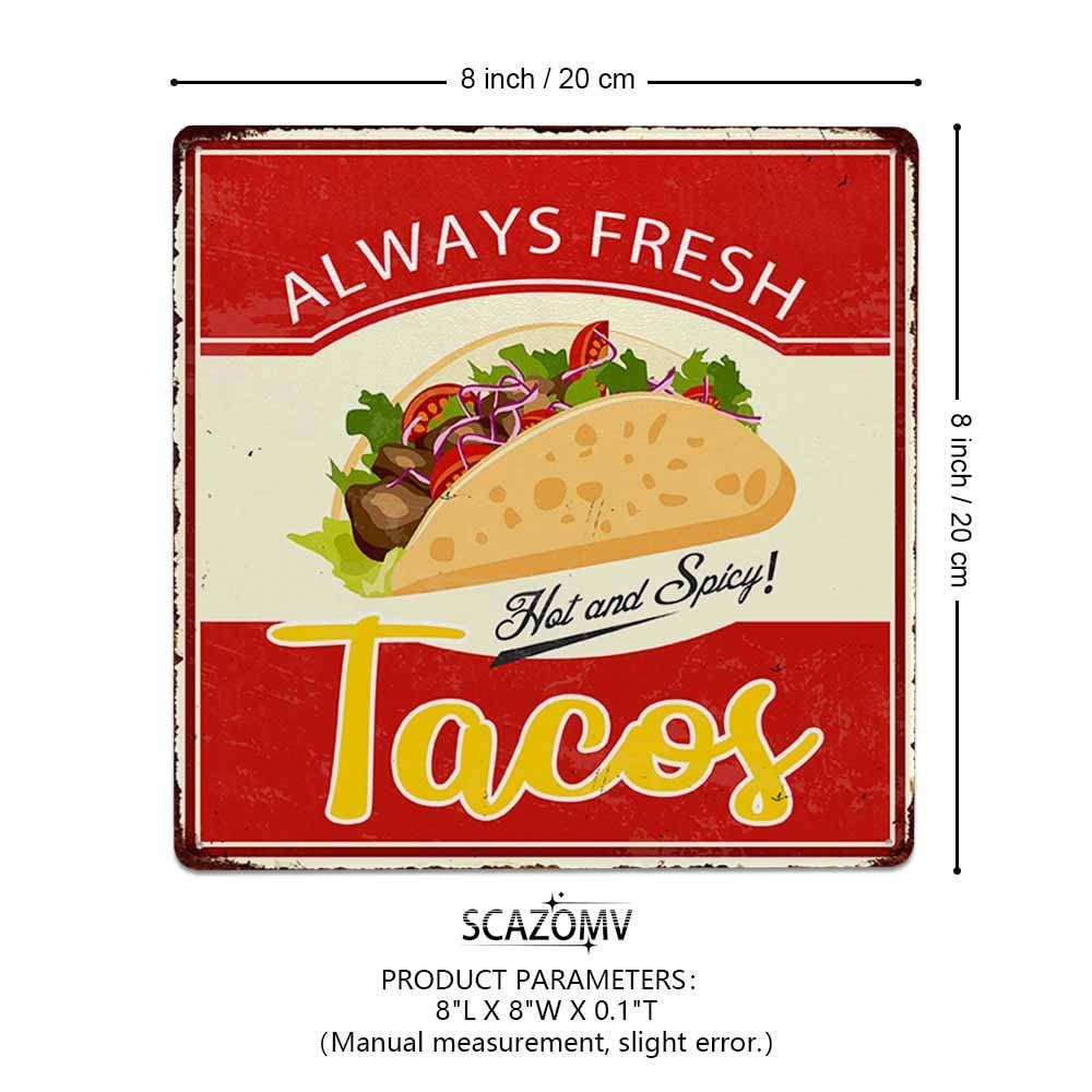 Sarcasm Now Being Served Daily Tin Sign - Funny Retro Metal Wall Decor For Cafe, Bar, Kitchen & Man Cave (8x12 Inches) - View #2
