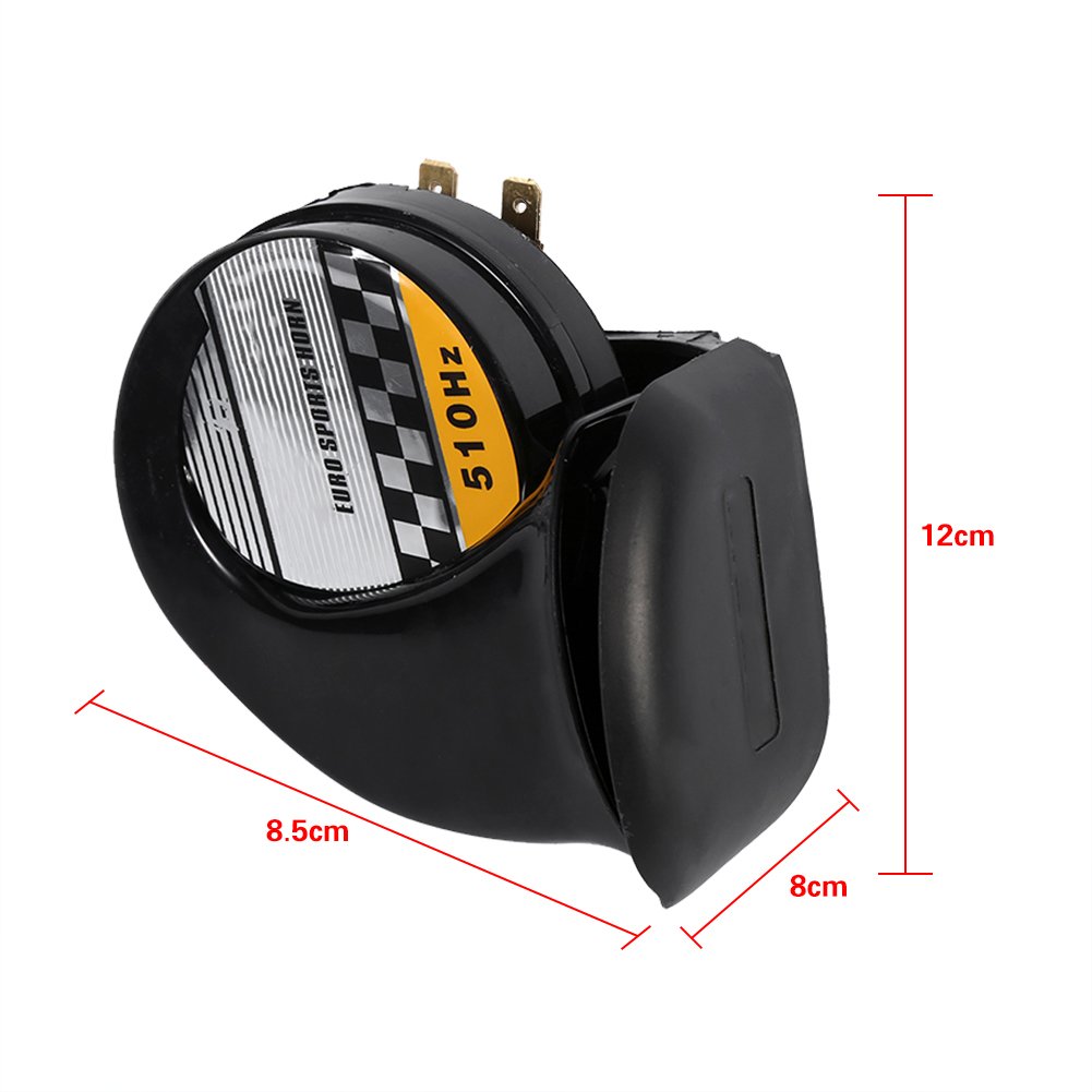 Snail Siren Horn Speaker Impermeabile 12V 510 Hz Universale per Moto