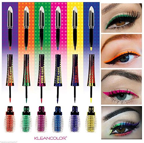 Eyeliner Waterproof Liquid Eye Liner 6 Colors of Set Pencil Pen Cosmetics