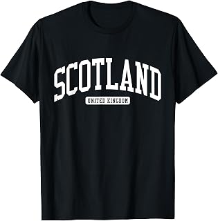 Scotland College University Style T-Shirt