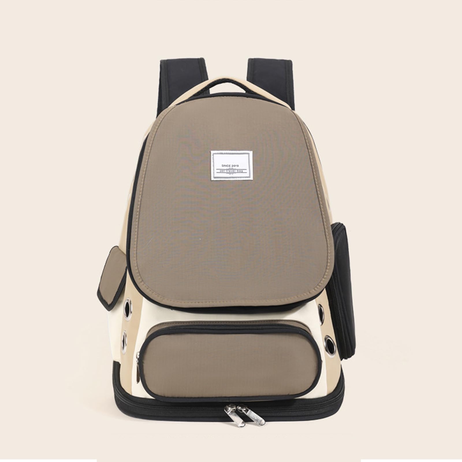 Zaino per animali domestici Borsa da trasporto multifunzione per gatti con doppie Maniglia superiore Tracolla regolabile per cani gatti Zaino spazioso
