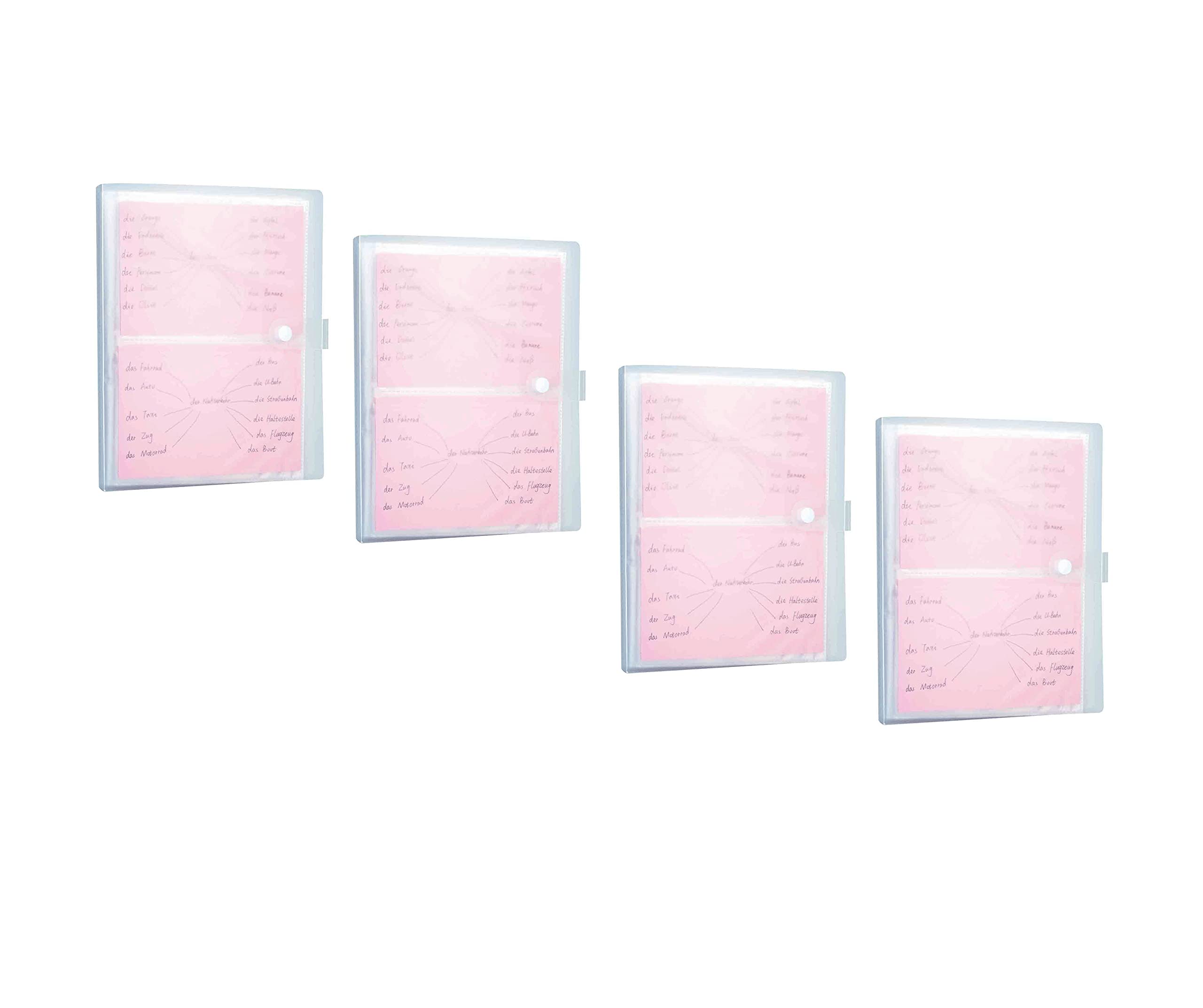 Fundas para tarjetas de plástico transparente de alta capacidad con 40 páginas 7