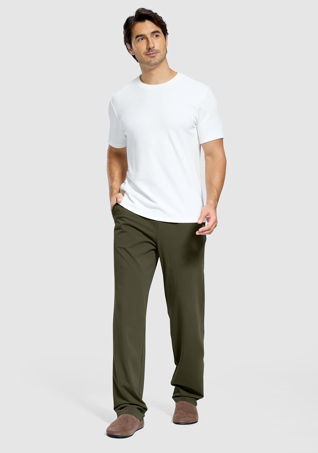 Pudolla Men's Tall Sweatpants 32"/34"/36" Long Inseam Cotton Yoga Pants Athletic Lounge Casual Pants for Men with Pockets - Image 6