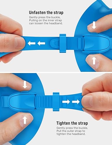 Miniatura 4 de WSTOO - Máscara de esnórquel antivaho antifugas, máscara de buceo panorámica, máscara de natación inastillable de vidrio templado, gafas de natación