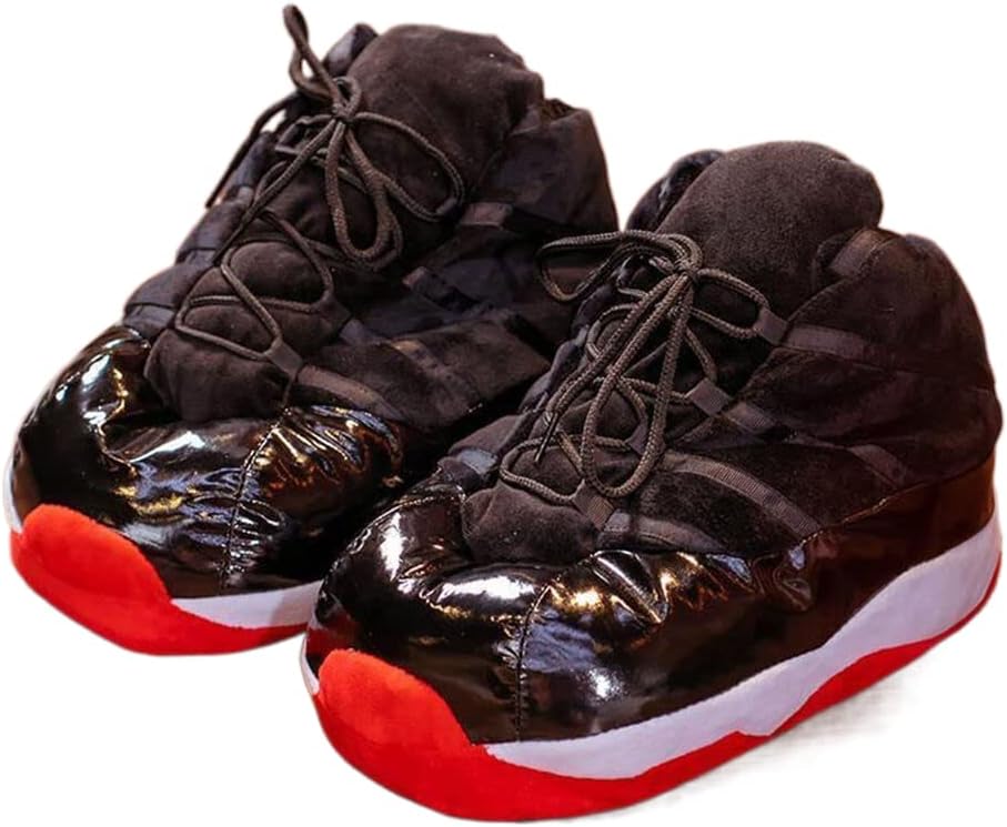 MOLERFO Sneaker Slippers Non Slip Sole Indoor House Plush Slippers Unisex Indoor Floor Cotton Shoes