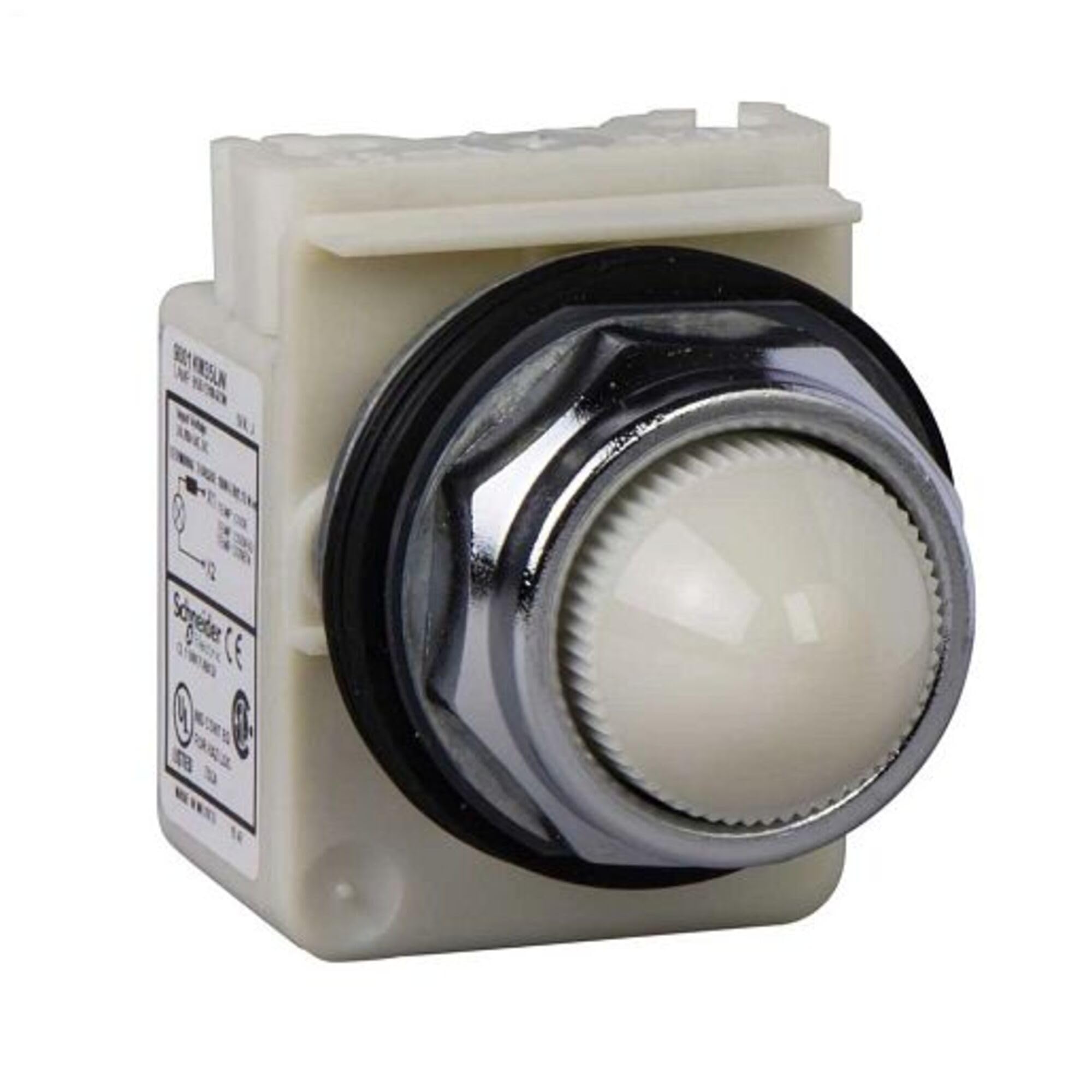Piloto luminoso Schneider de 30mm para automatización de cuadros de bombeo 2