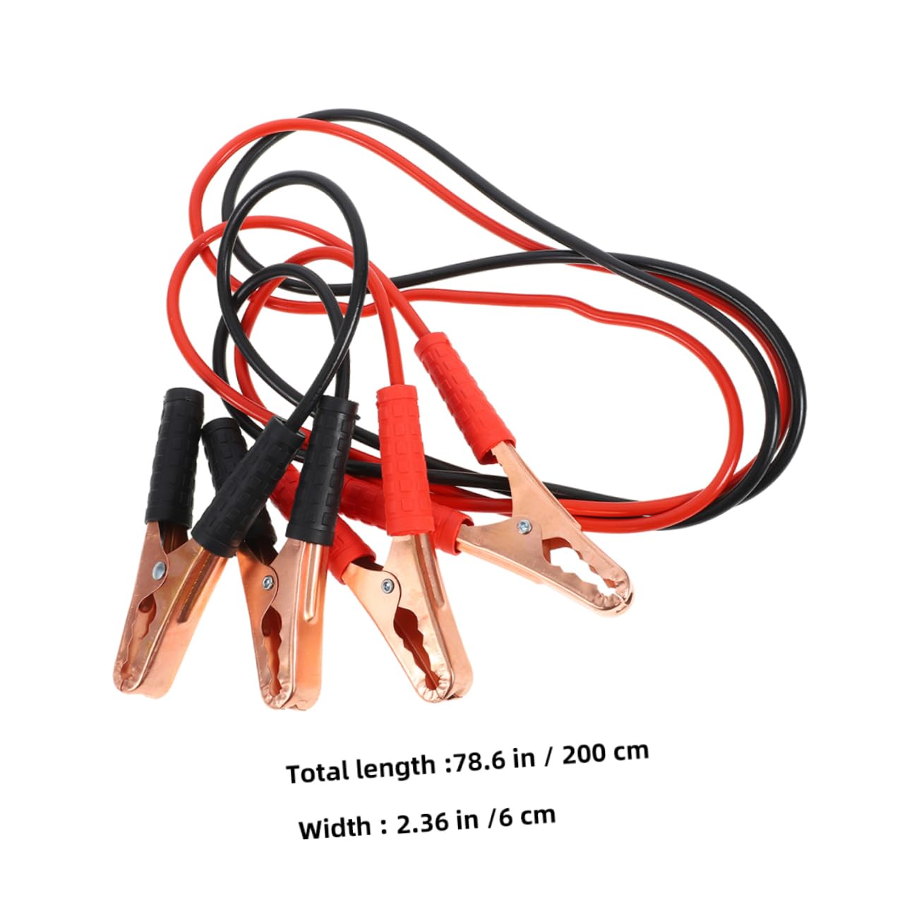 2piezas Cable De Batería Para Coche Cables De Abrazaderas Kit De Emergencia