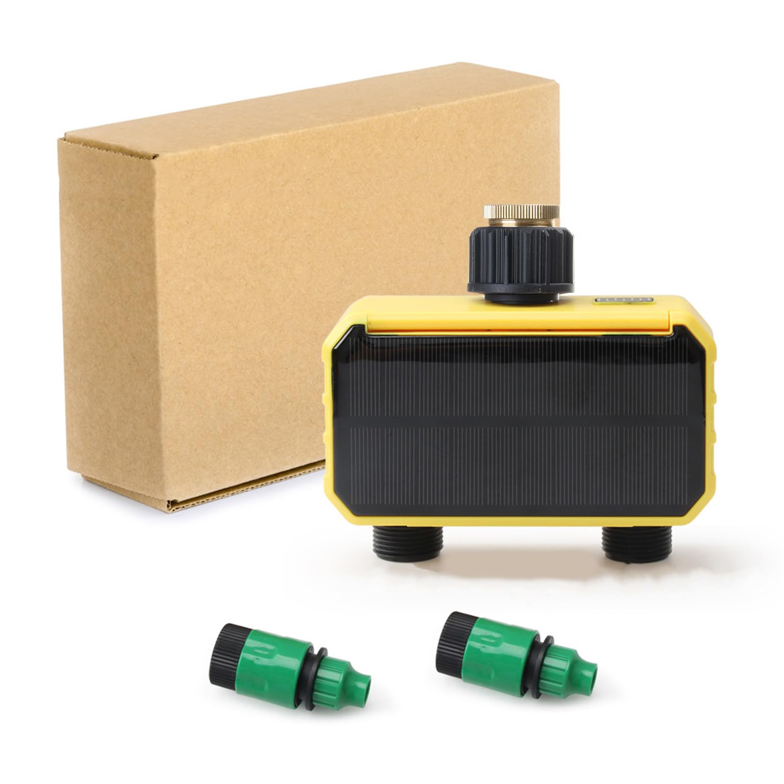 Pratico timer automatico dell'acqua con doppie valvole Timer digitale dell'acqua per irrigazione da giardino e gocciolamenti irrigazione a goccia digitale