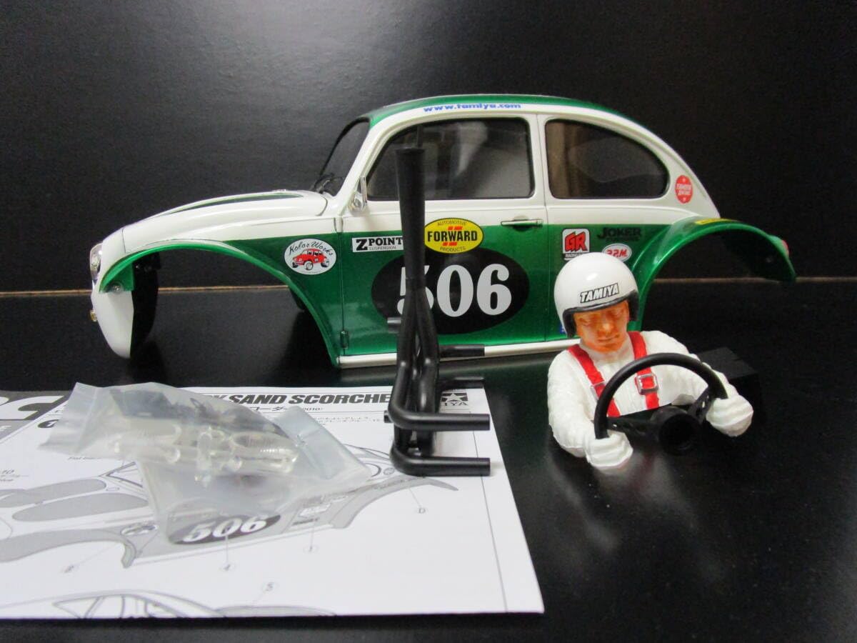 タミヤ モンスタービートル用ボディ ワーゲンオフローダーカラーリング