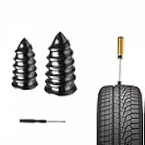 koidhra 40pcs Car Tire Repair Nails for Citroen AMI Xsara Picasso Berlingo, Tire Plug Kit for Car, Motorcycle, Quick Easy Tire Puncture Repair, Durable, Leak Proof, with Tools