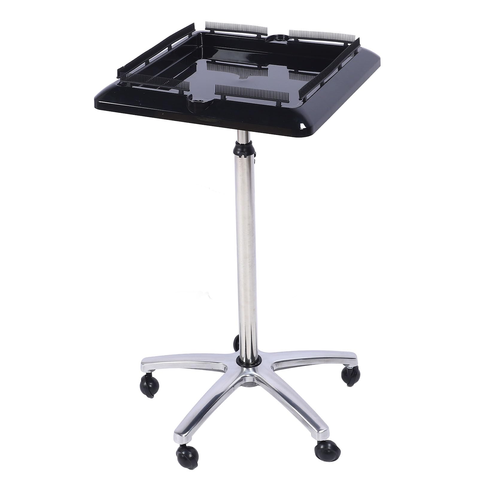 Generic Carro de Extensión de Cabello para Salón, Carrito con Bandeja Rodante, Multifuncional, Móvil, de Acero Resistente, para Estilista Profesional, ABS