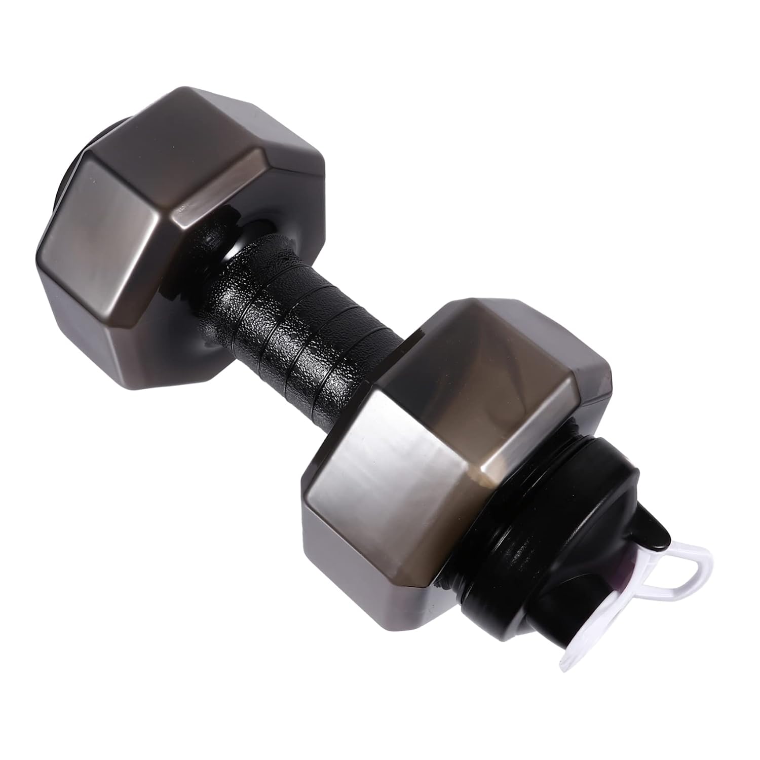 Yardwe 1pc Dumbbell Water Bottle Large Capacity Sports Drink Container for Gym Outdoor Activities and Travel Pet Material Eye-catching Design