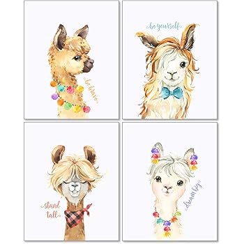 baby girl llama nursery