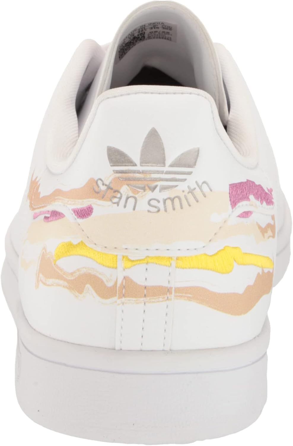 Adidas Originals Women's Stan Smith, White/Pulse Lilac/Silver Metallic, 12
