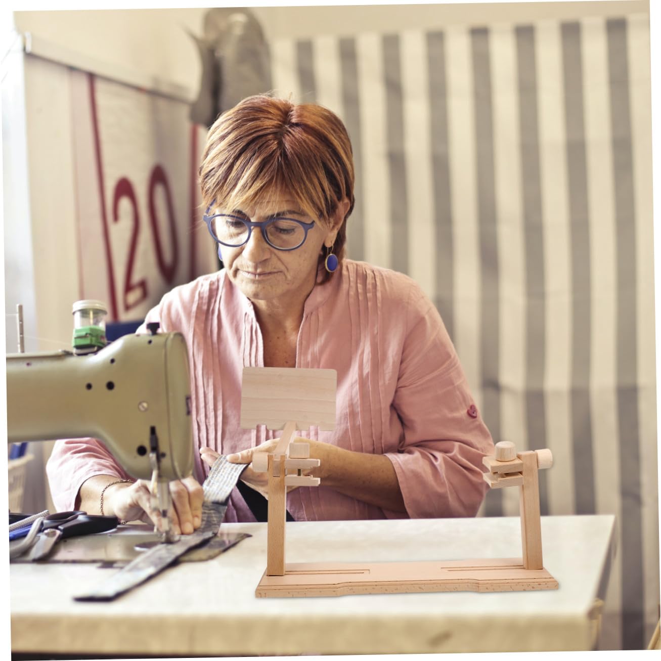 EXCEART Telaio Ricamo in Legno Supporto Strumento per Ricamo Manuale di Accessori per Punto Croce per Amanti del Fai da Te e Principianti