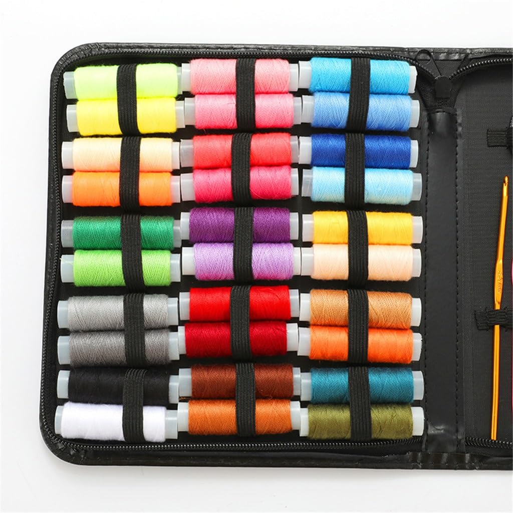 Bandnadel-Set, tragbar, funktional, Nadeltasche, zum Nähen, Handnähen, Nadelbox, 30 Farben