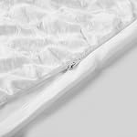 Couverture de couverture pondérée, Seersucker, 48 * 72 Couverture de couverture pondérée, 8 Attaches d'angle, Couverture de coudée pour couverture pondérée, Couvrir uniquement, Oreillers non inclus