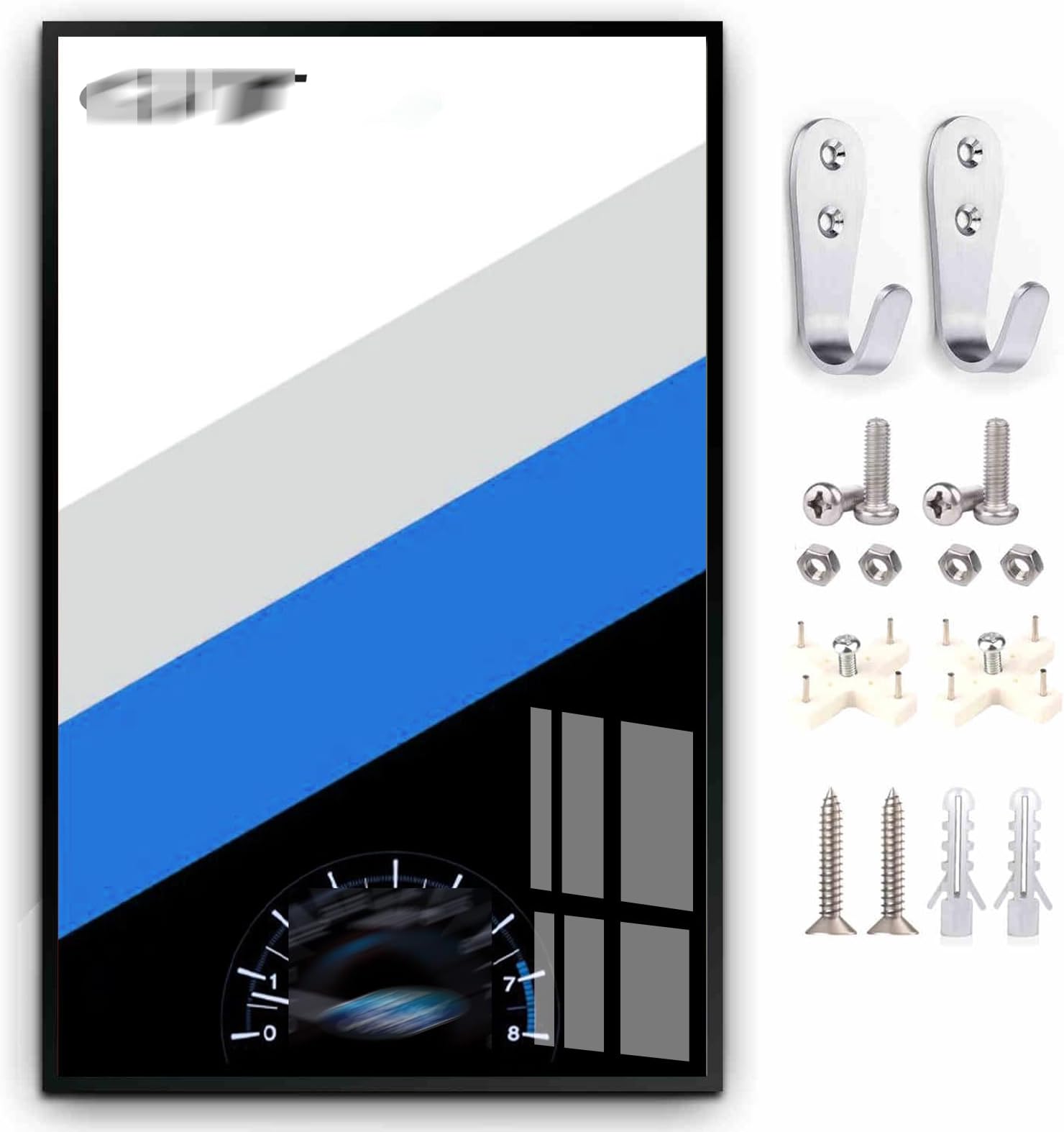 Display Wallboard for LE*GO Technic Ford GT Car 2022 42154, 1:12 Scale Compatible with Lego Ford GT Cars, geart Ideas for Lego Car Wall Mount Enthusiasts,50X80 cm, Only Display Wallboard
