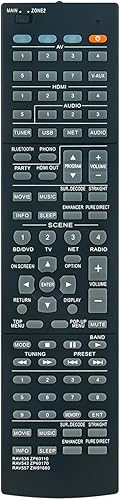 Allimity RAV536 ZP60110 RAV542 ZP60170 RAV557 ZW91680 Remote Replacement for Yam