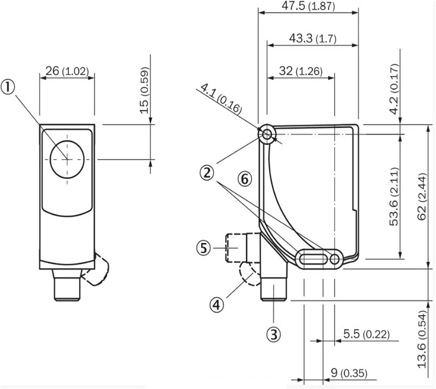 KTS-WB41141142ZZZZ 1218200 26 mm x 62 mm x 47.5 mm