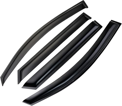 Miniatura 2 de Arokzn Deflectores de visera lateral con cinta para ventana lateral, protectores de lluvia diseñados para Hyundai Tucson 2016-2021 SE SEL Value