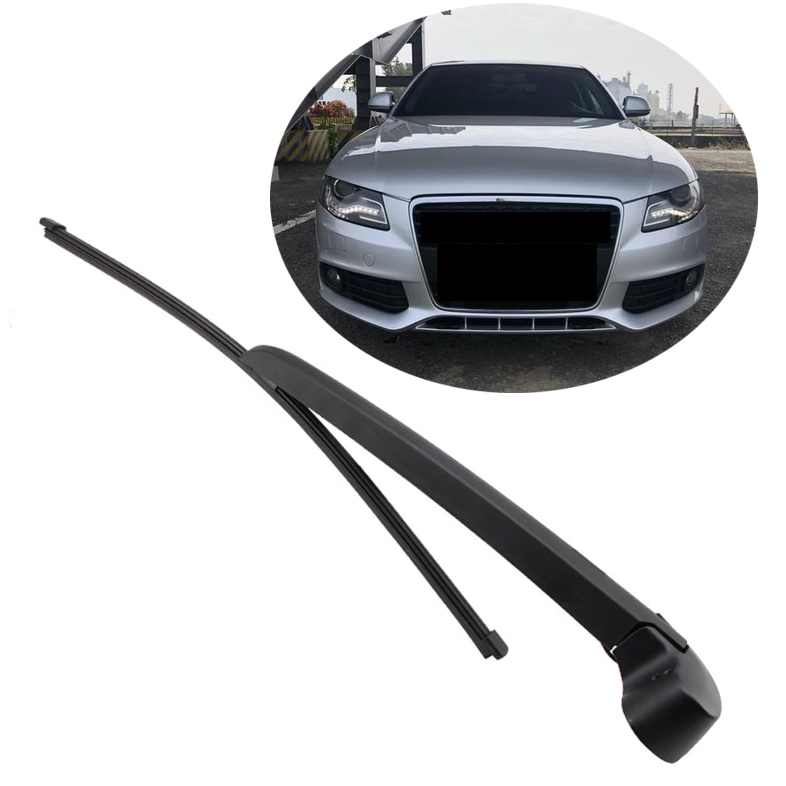 Kit d'essuie - glace arrière pour Audi A4 B8 2008-2013, bras d'essuie - glace arrière, balais d'essuie - glace, bras d'essuie - glace de voiture, essuie - glace de voiture
