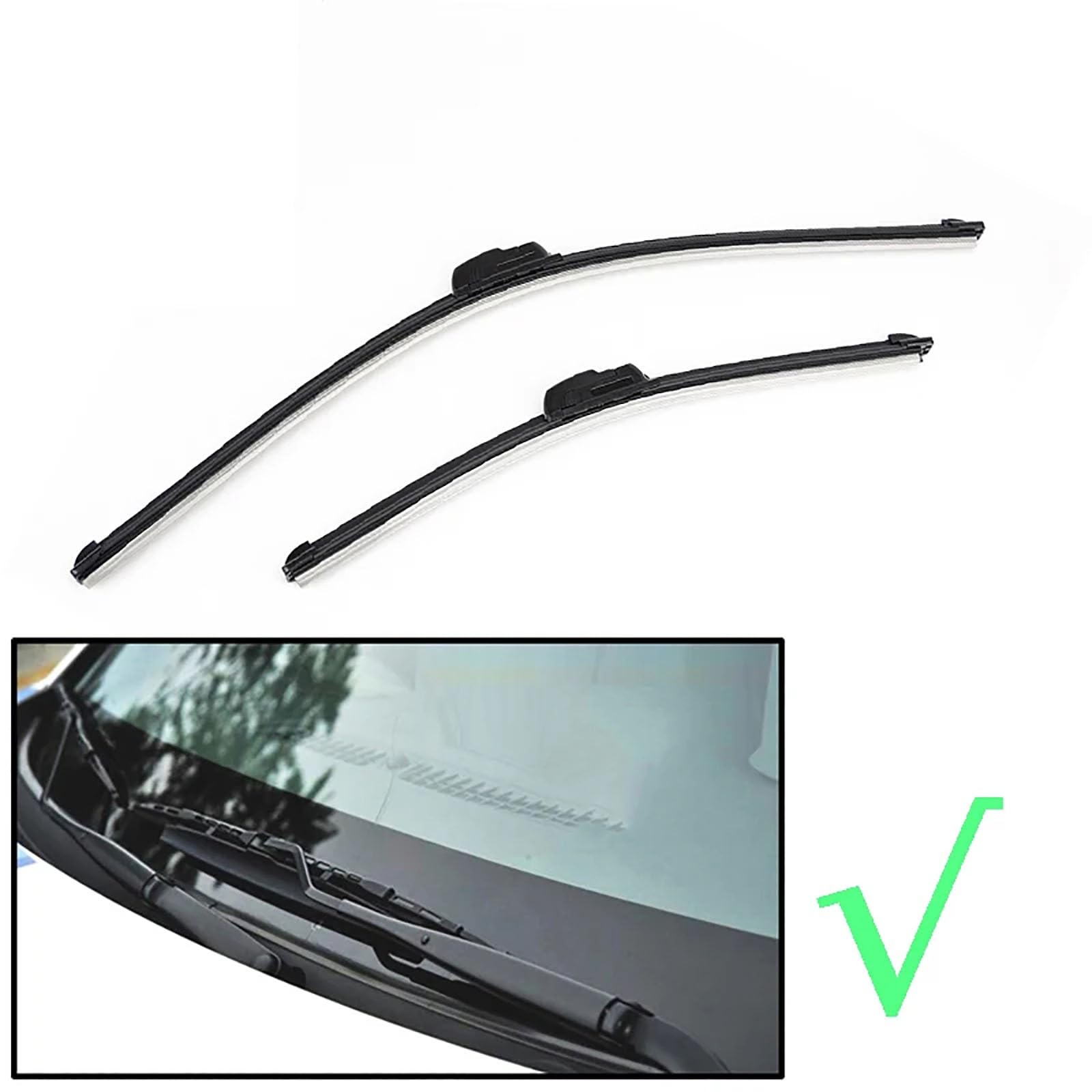 Escobilla coche Escobillas Limpiaparabrisas Coche Para Pilot MK2 2009 2010 2011 2012 2013 2014 2015 Reemplazo Parabrisas Delantero Trasero 76620SZAA01 76730SZAA02