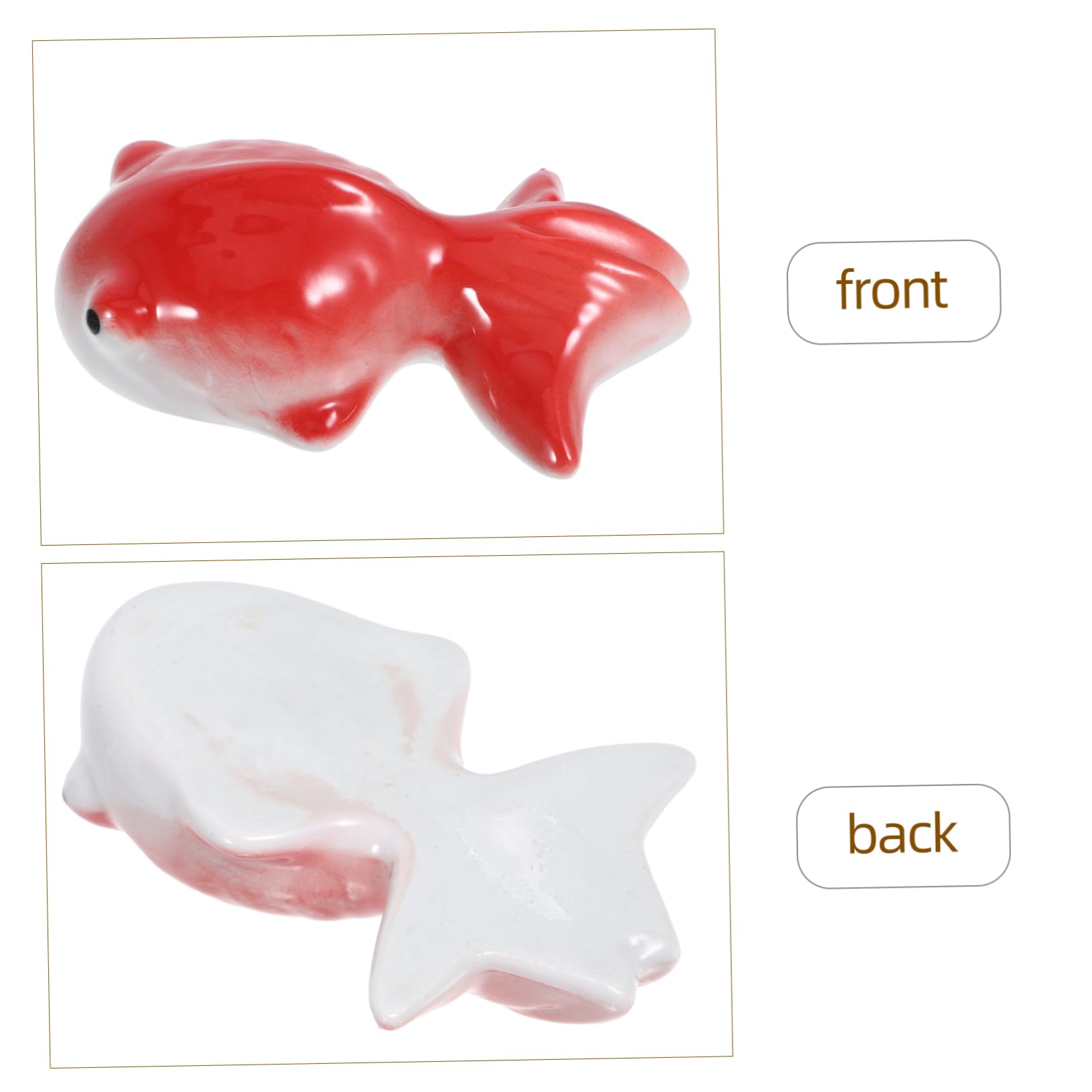 Cabilock 4 Piezas Baratijas De Cerámica Decoraciones De Peces Flotantes para Peceras Accesorio De Diseño De Acuario Adorno De Peces De Acuario Modelo De Falso Pecera Estatuilla Animal