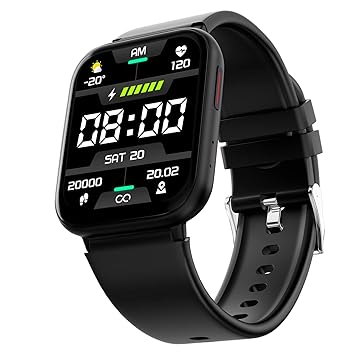 Fire-Boltt Beam Bluetooth Calling Smartwatch with 1.72? Full Touch & 320*380 Pixel Resolution, AI Voice Assistant, IP68 Rating, 60 Sports Modes & Full Metal Body