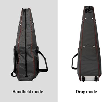 Fencing Sword Bag,Fencing Equipment Bag, Fencing Bag with Wheels,Fencing Bag Sword Storage Bag Portable Sword Pouch,1680D Oxford Cloth - Waterproof and Durable,Suitable for Foil/Epee/Saber,Bl