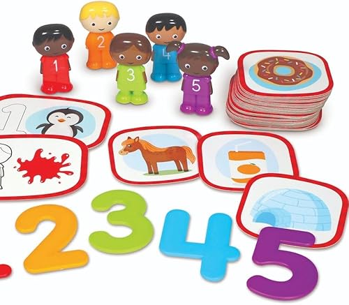 Miniatura 3 de Learning Resources LSP1243-UK Builders First Skills - Juego de actividades educativas para niños de 2 a 3 años, alfabeto, juguetes de contar para