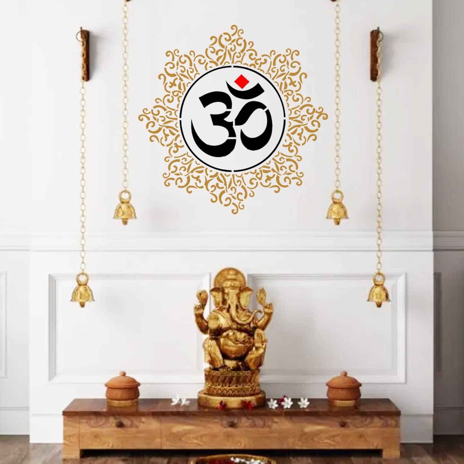 ALF Stencils for Wall Painting OM The Significance DIY Reusable Design Perfect for Pooja Room, Drawing Room, Entrance & Office Decoration"Size:16X24 Inches". (B0D9N79BM1) Amazon Price History, Amazon Price Tracker