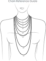 Vista 21 de Metzakka Handmade Sterling Silver Lariat Necklace, Simulated Diamond Dainty Drop Y Chain Necklace for Women Gold with Gift Box