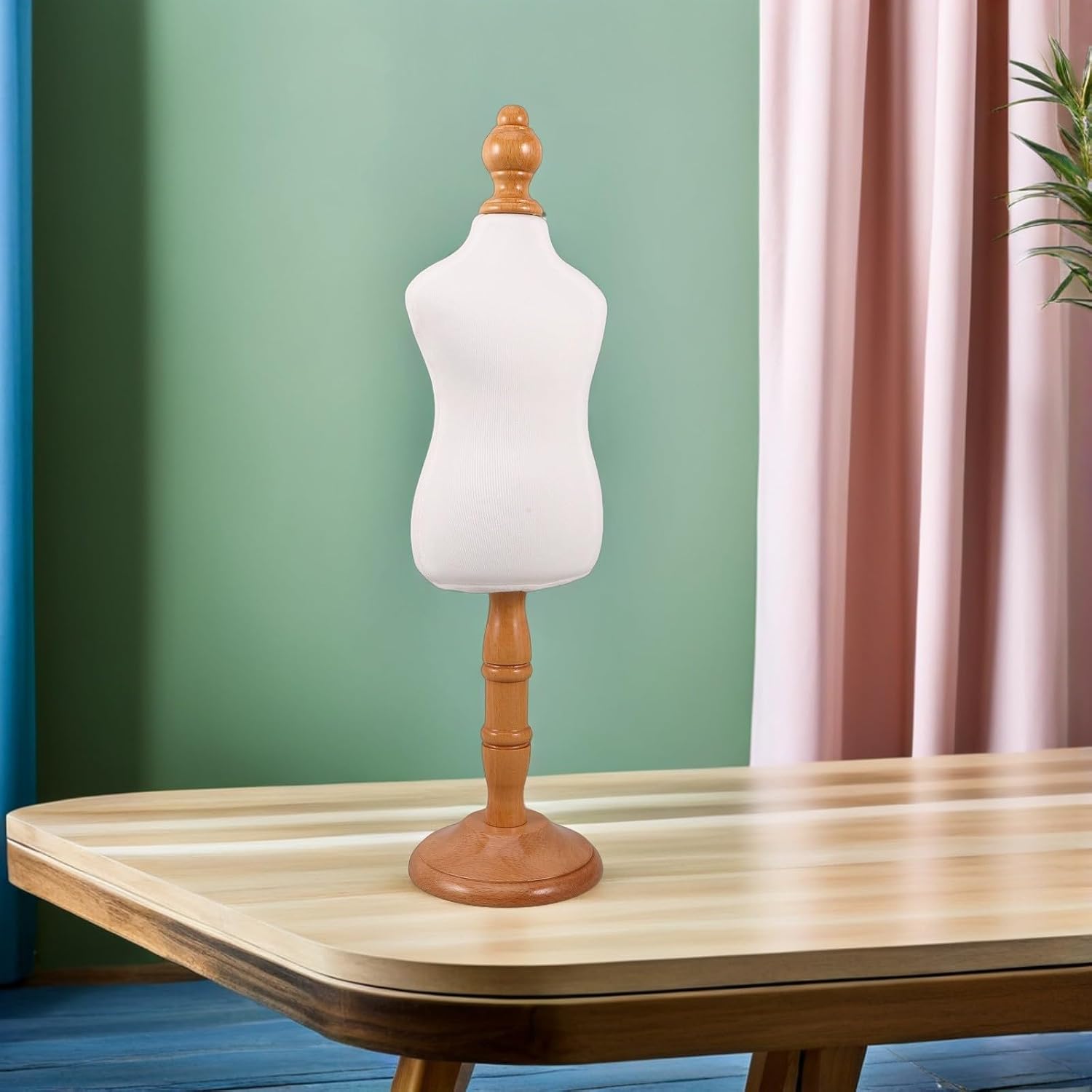 Dog Mannequin Dress Form for Clothing Display, Stable Wood Cloth