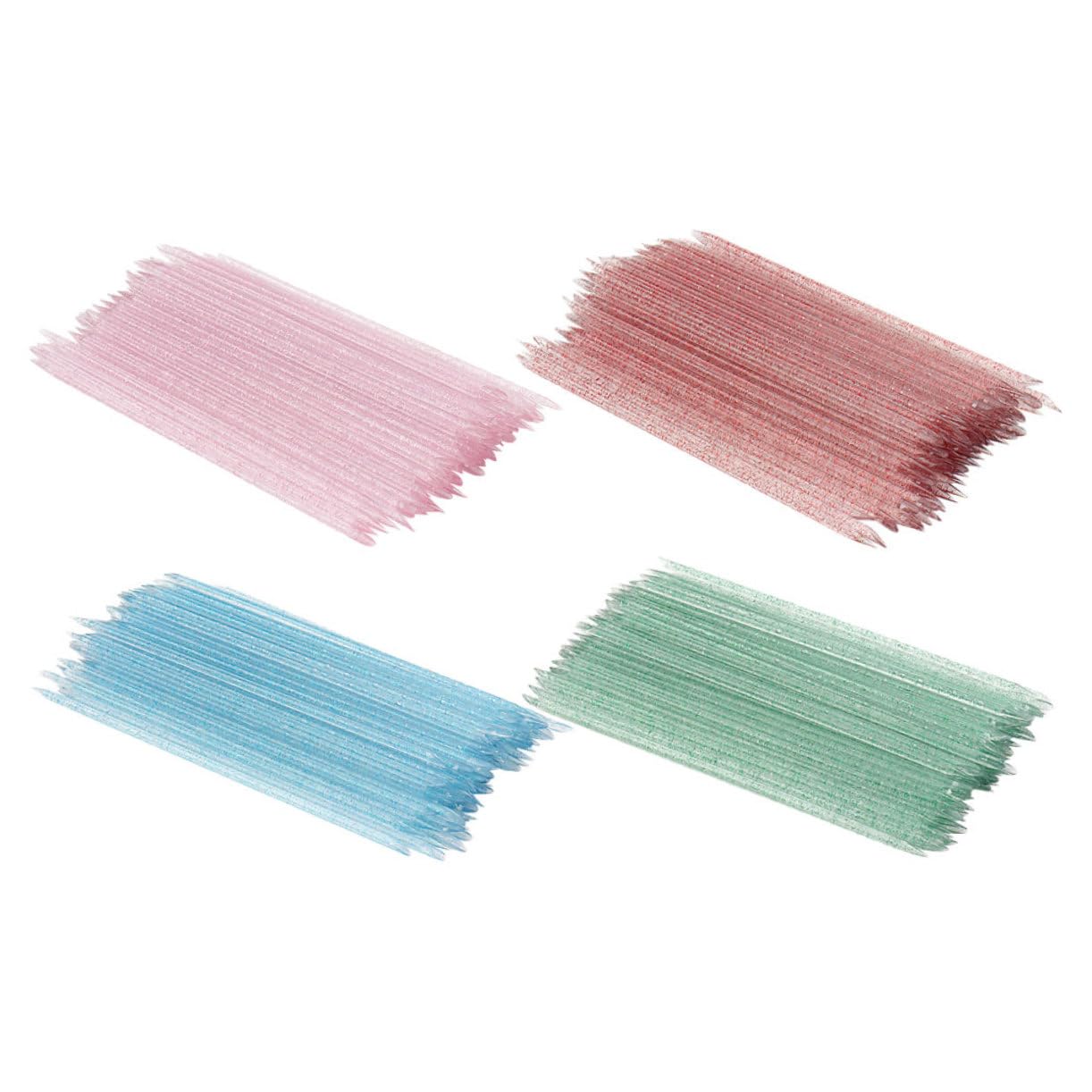 VICASKY 400pcs Nail Art Sticks Multi-color Nail Cleaning Tools Lightweight Easy to Use Cuticle Cleaner Great for Professionals Beginners