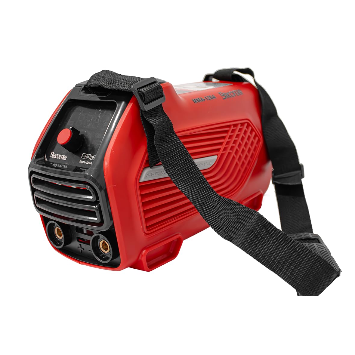 Bricoferr Soldador inverter 120A - 5100W, Electrodos de 1,6-3,2 mm