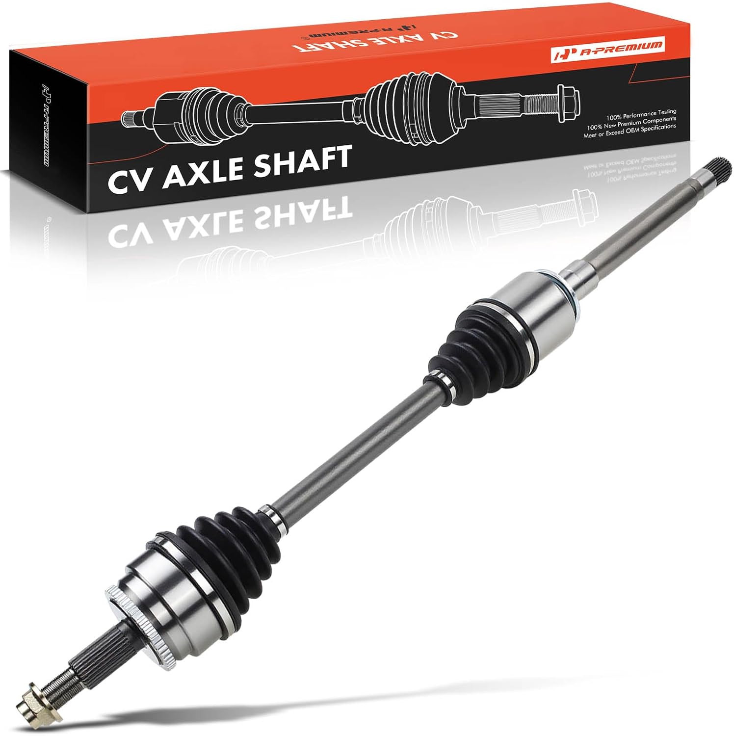 A-Premium CV Axle Shaft Assembly - Compatible with Land Rover LR3 2005-2009, LR4 2010-2013, Range Rover Sport 2006-2013 - Front Right Passenger Side, Replace# TDB500080