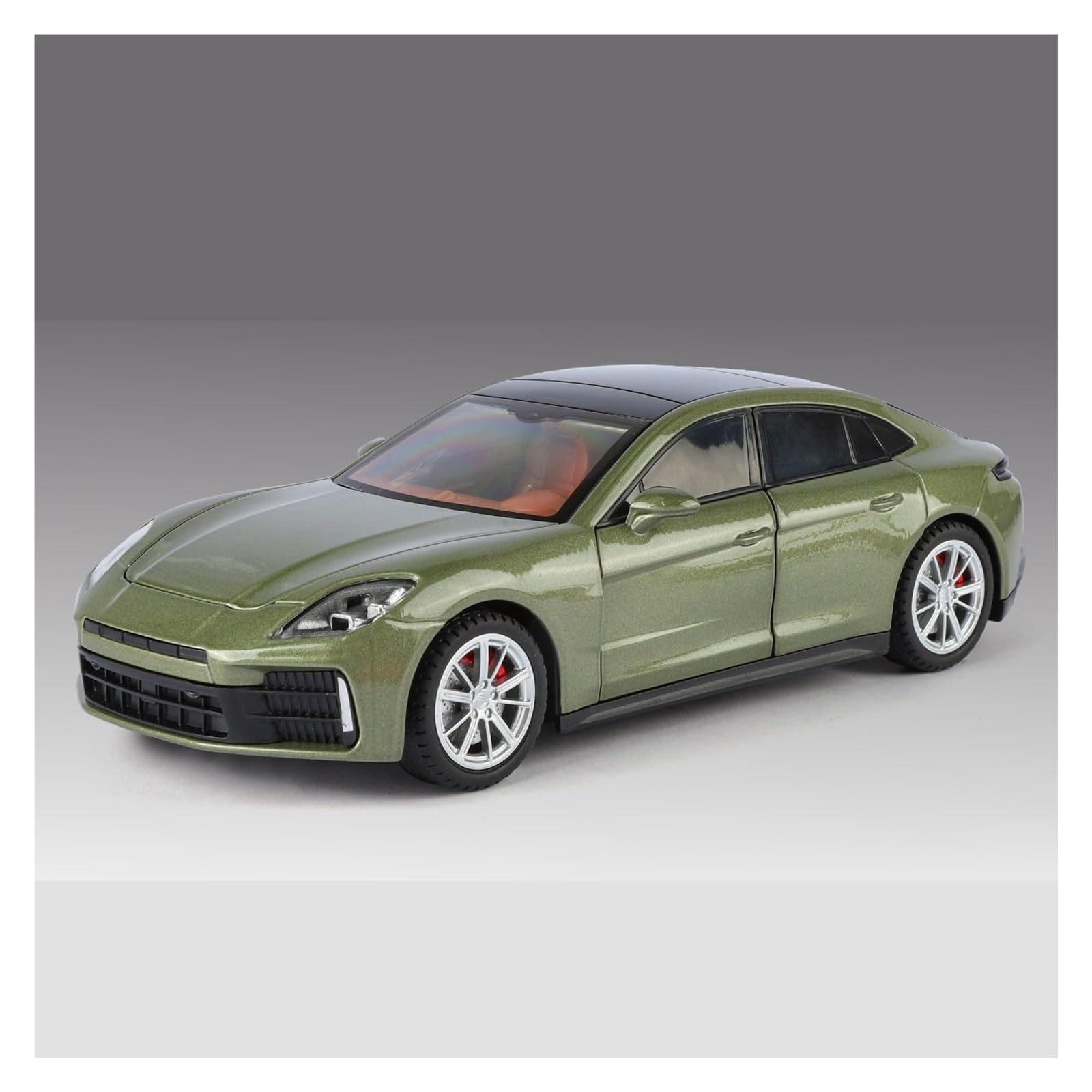 BANKOTO Diecast Car 1:24 For Panamera Alloy Metal Diecast Model Car Collections Collectible Model(Green)