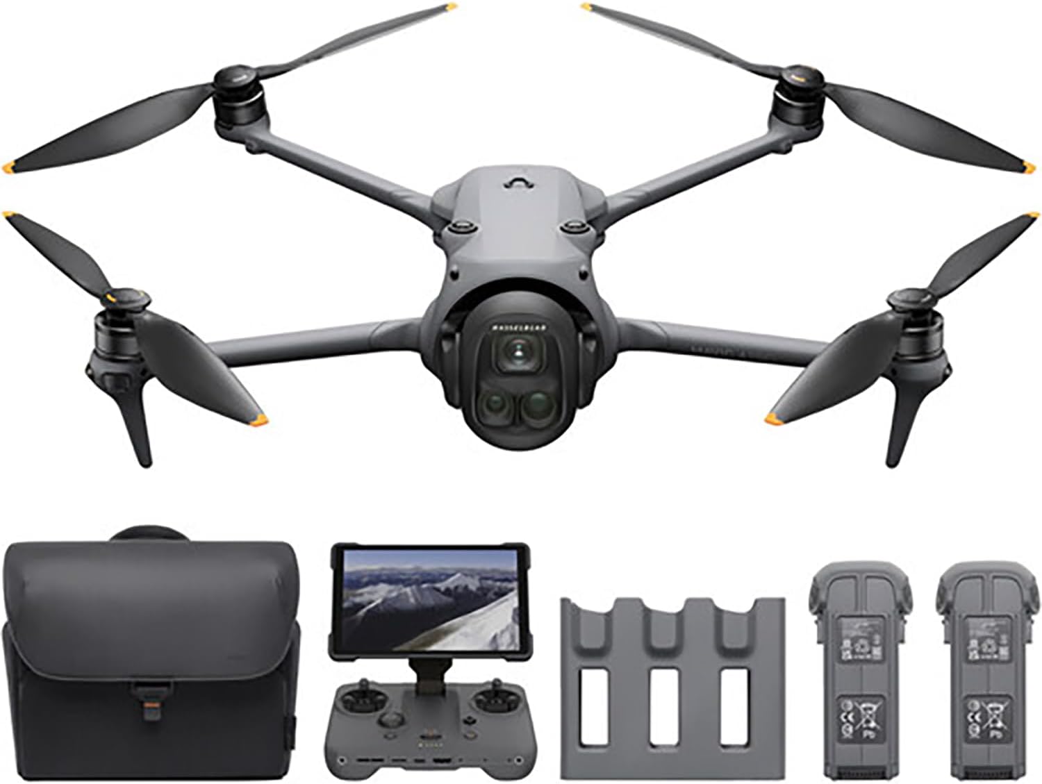 Mavic 4 Pro Drone 512GB Creator Combo (DJI RC Pro 2) with 100MP Hasselblad Camera, Triple-Camera System, 6K/60fps HDR Video, 51-Min Flight Time, O4+ 30km Video Transmission, 0.1-Lux Night Vision